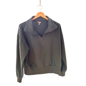 a new day light Green Quarter-Zip Sweatshirt